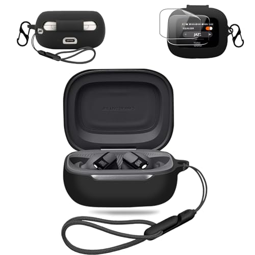 【送料無料】For JBL LIVE BEAM 3 用 ケース カバー +2枚フィルム【NOUKAJU】 ワイヤレス イヤーホン ..