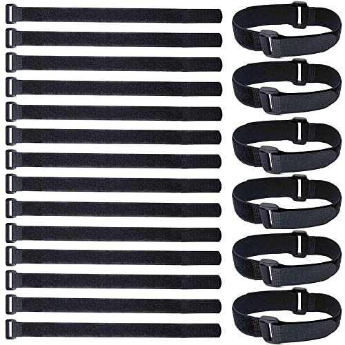 【送料無料】KILIGEN 強力 ケーブル結束バンド面ファスナー 収納バンド 結束バンド ベルクロ テープ ケーブル/コード等収納【30cm*2cm、20本セット】