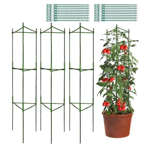 【送料無料】STATIN4 トマト支柱 園芸支柱 植物支柱 花支え つる性植物 自由に組み合わせ ガーデニング..
