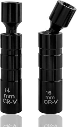 【送料無料】Bestgle 2本セット スパークプラグレンチ 14mm / 16mm プラグレンチ 磁気 スパークプラグ..