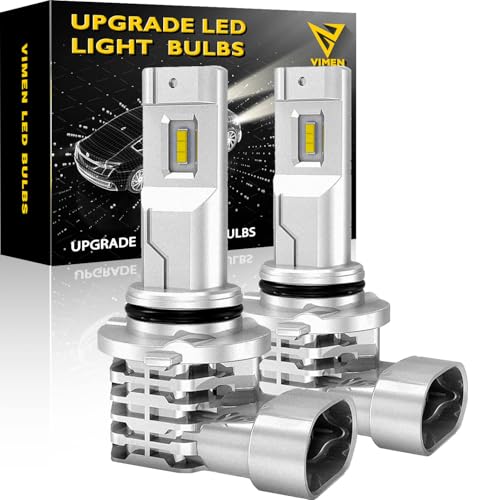 【送料無料】VIMEN 車用 LED ヘッドライト HB4/ 車検対応 一体型 9006 LED バルブ 6500K ホワイト 高輝度 LEDチップ搭載 ファンレス 純正ハロゲンと発光点一致 瞬間起動 販売者2年 (2個入)