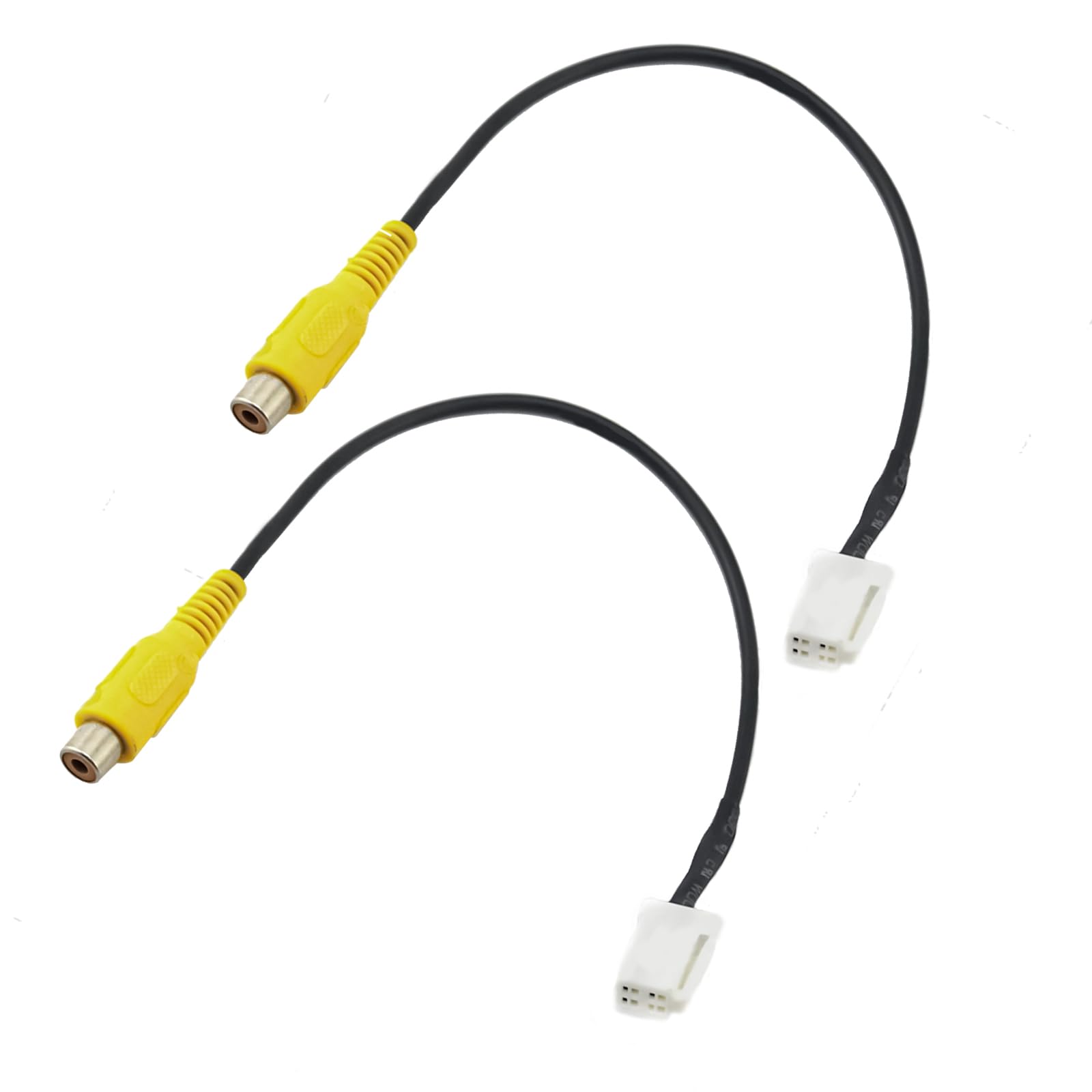 【送料無料】KASELIN バックカメラ トヨタ 変換ケーブル RCA 配線 リアカメラ 接続 ケーブル ケンウッド適用/対応端子・汎用RCA トヨタ、イクリプス、ホンダ、ダイハツ、ナビAVNシリーズ AVN-Z/Liteシリーズ対応 市販ナビゲーション用 彩速 ナビ 用 2個入り