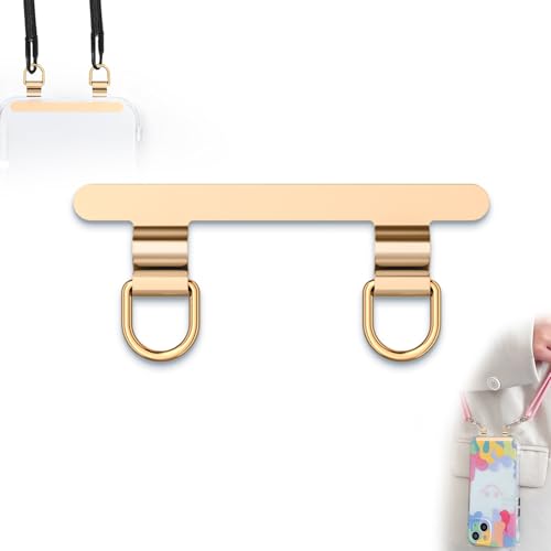 【送料無料】KASELIN スマホ ストラップホルダー ステンレス両耳 ロープクリップ 共通 0.4 ...