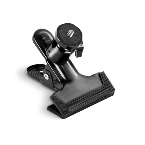 【送料無料】Selens 雲台 クリップ 強力 カメラ スタンド クランプ 360度回転 1/4ネジ マウント 固定 ..