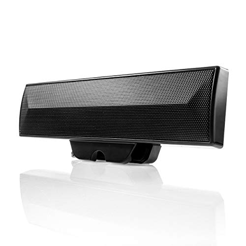 【送料無料】【10個セット】サンワダイレクト USBスピーカー サウンドバー クリップ式 自立可能 コンパ..