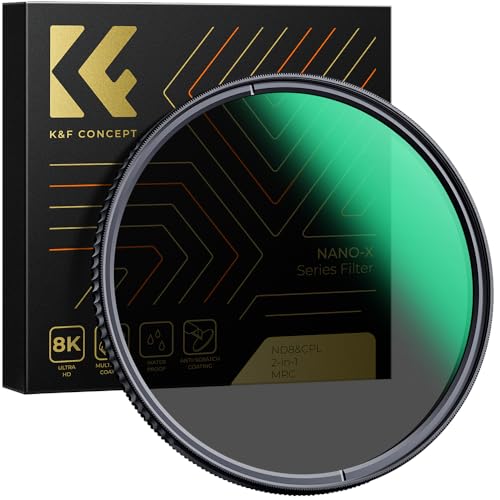 【送料無料】K&F Concept ND8&CPL フィルター（Nano-X）
