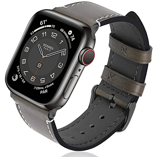 【送料無料】[Fullmosa] Wax アップルウォッチ バンド レザー iwatch バンド 38mm 40mm 41mm 42mm 44mm 45mm 46mm 49mm 本革 アップルウォッチ10 9 8 7 6 SE 54 3 2 1に対応 交換用 レディース メンズ プレゼント