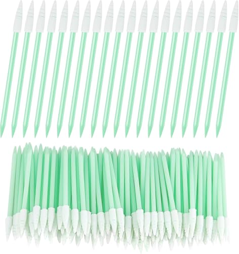 【送料無料】Mollytek 100本入り 工業用綿棒 実験用綿棒 スポンジタイプ プリンター/ディスク/レンズ/カメラ/銃/光学機器など用静電気防止綿棒 良好な吸引力 汚染除去能力 全長130mm