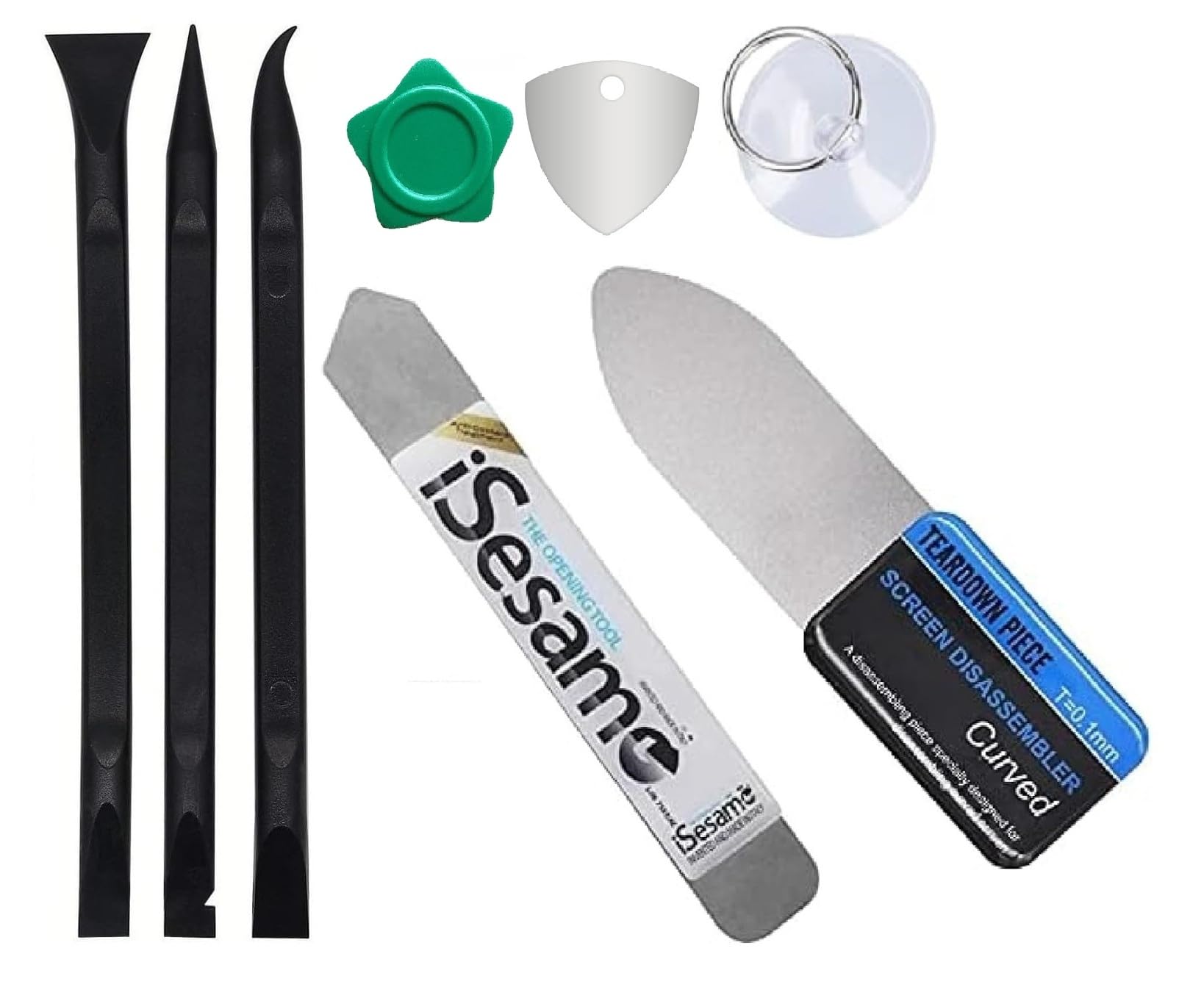 【送料無料】Wave Profesional 【 5種類 の スパッジャー 開腹 修理ツールキット（5点セット）】 ： 高品質の非導電ナイロン製 PC/Mac/携帯等修理用ツール Spudger 金属製 両端フラット スパッジャー iSesamo 、高品質の フラット スパジャー ヒ サイズ：5品セットA