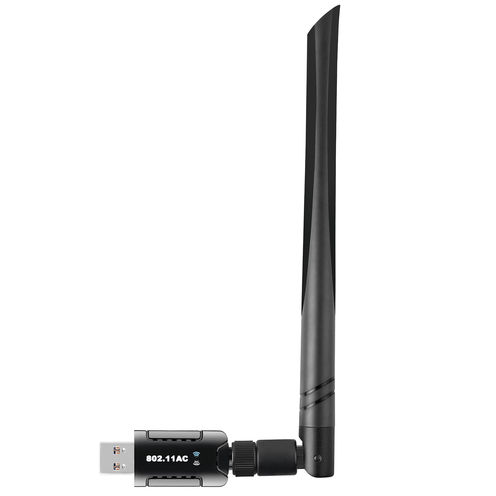 【送料無料】VAVIICLO WiFi 無線LAN 子機 1300Mbps USB3.0 アダプタ 5GHz/2.4GHz デュアルバンド 5dBi 超高速通信 360度回転 802.11ac/n/a/g/b技術 Windows 11/10/8.1/8/7/XP/Mac OS 対応