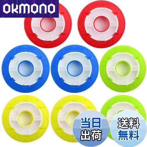 【送料無料】DFsucces 仕掛け巻き スプール シリコン 釣りライン巻 釣り糸ボビン 釣り糸保護収納、釣り..