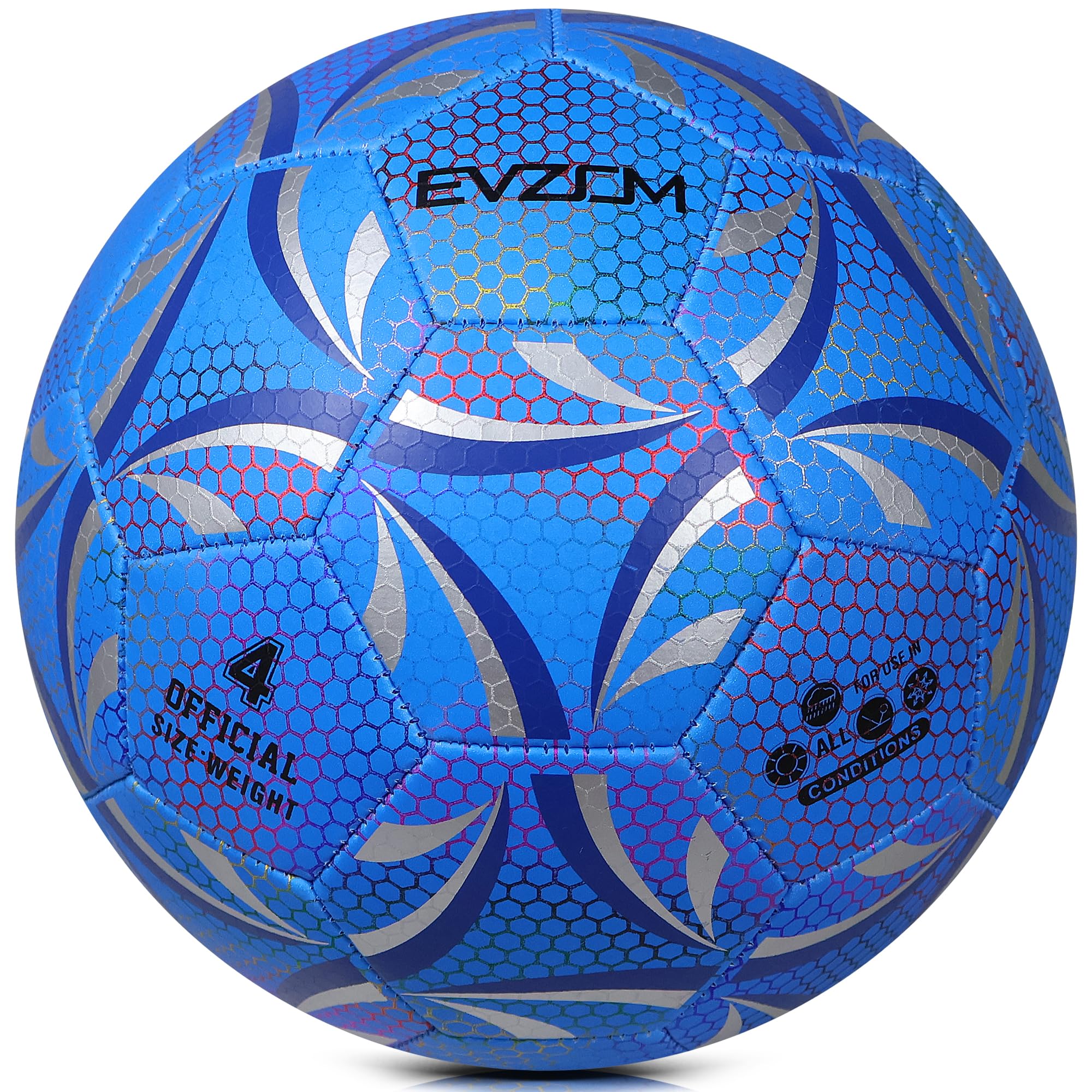 【送料無料】EVZOM サッカーボール ルミナス公式試合用サッカーボール 4号球 男の...