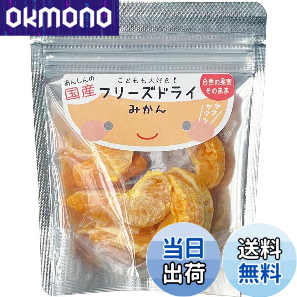 【送料無料】げんき本舗 こどもも大好き! フリーズドライ(みかん)