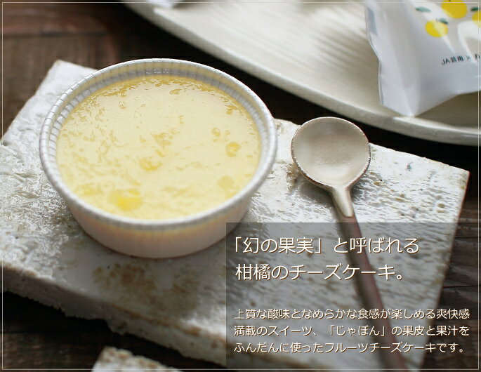 幻の果実 かんきつフルーツ じゃぼんチーズケーキ 6個入り 安芸津日和 スイーツ ギフト フルーツチーズケーキ フルーツ 果実 果物 JA芸南 じゃぼん 柑橘 かんきつ 母の日 父の日 カスターニャ 広島 産直