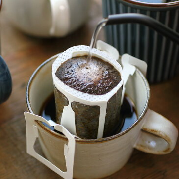 カフェインレス・コロンビア ドリップバッグ・5袋(深煎り) 石焼焙煎コーヒー豆 深川珈琲 広島 高級 コーヒー デカフェ ギフト箱入り