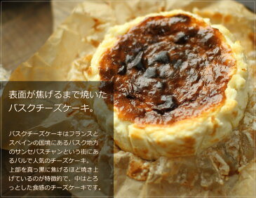 濃厚 チーズケーキ バスクチーズケーキ 6ピースカット(12cm 4号サイズ) カットケーキ カトルフィユ 広島 ケーキ スイーツ ギフト プレゼント 送料無料 出産 結婚 内祝い お祝い お返し お礼 誕生日 メッセージカード対応 お歳暮