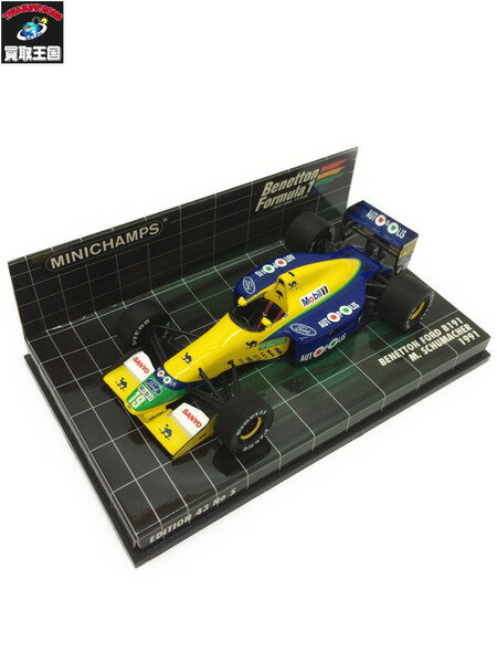 ミニチャンプス ベネトン フォード ミハエル・シューマッハ 1/43【中古】[▼]