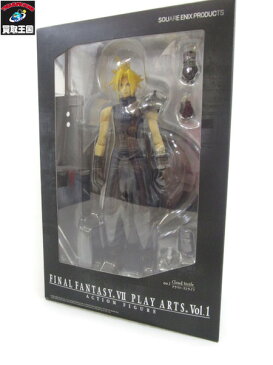 FFプレイアーツ クラウドストライフ ファイナルファンタジー FF7 ※箱状態×【中古】[値下]