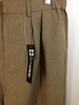 新品 2018SS Subciety (M) Slacks サブサエティー スラックス タック【中古】[値下]