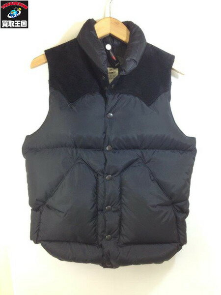 Rocky Mountain FeatherBed スエードヨーク ダウンベスト 【中古】[▼]