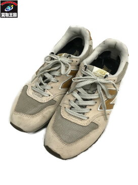 NEW BALANCE/ニューバランス/WR996CB/スエード/スニーカー/ベージュ/ゴールド/23cm【中古】[▼]