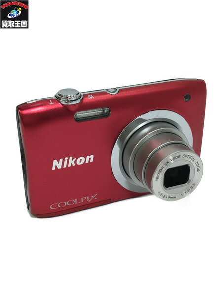 ニコン Nikon デジタルカメラ COOLPIX A100 レッド【中古】