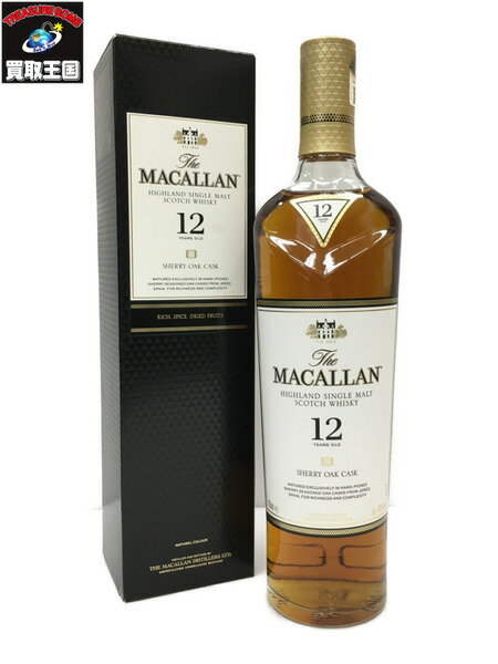 MACALLAN マッカラン SHERRY OAK CASK シェリーオークカスク 12年【中古】