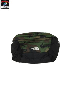 THE NORTH FACE SPINA/ウエストバッグ/カモ柄/NM71800【中古】