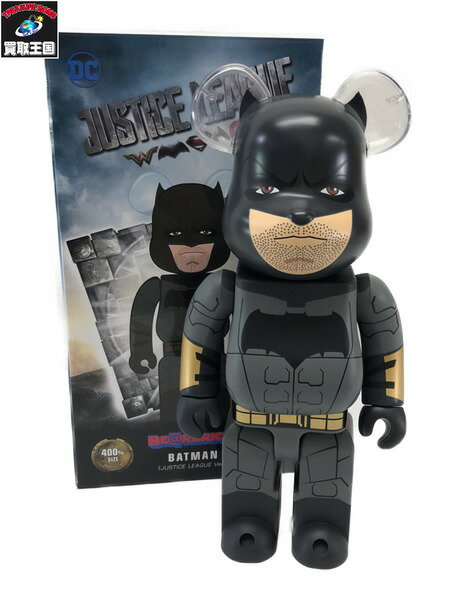 ベアブリック400％バットマンJUSTICE LEAGUE ver.【中古】