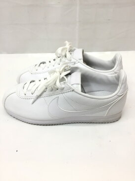 NIKE WMS CLASSIC CORTEZ LEATHER 807471ー102 25.5 ナイキ コルテッツ クラシック レザー スニーカー【中古】