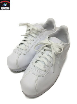 NIKE WMS CLASSIC CORTEZ LEATHER 807471ー102 25.5 ナイキ コルテッツ クラシック レザー スニーカー【中古】