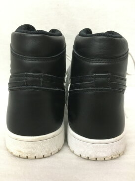 NIKE AIR JORDAN 1 RETRO HIGH スニーカー(28.5)ブラック【中古】