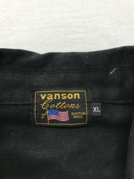 VANSON バンソン ジャケット ブラック XL【中古】