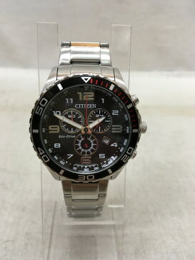 CITIZEN クロノグラフ腕時計 エコドライブ AT2121-50E【中古】[▼]