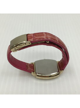 SEIKO セイコー ルキア デイト 電波ソーラー 1B22-0BG0 レザーベルト ピンク【中古】