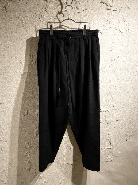 Edwina Horl/19AW/CORD PANTS/M/BLK/無言の響き【中古】