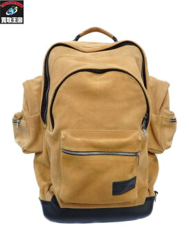 EASTPAK×KURISVANASSCHE スエードバックパック イーストパック　クリスウ゛ァンアッシュ　リュック　バックパック　茶【中古】