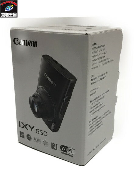 Canon IXY650 コンパクトデジタルカメラ BK 動作確認済み【中古】