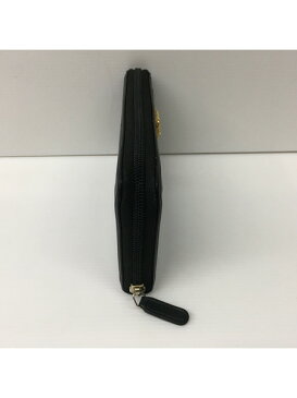 CHANEL/ボーイシャネル/キルティング/ラウンドジップ長財布【中古】