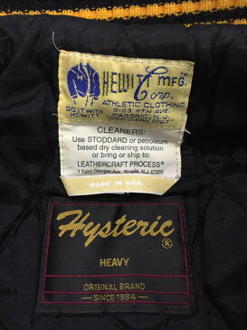 HYSTERIC GLAMOUR ウールスタジャン 黒 40【中古】[▼]