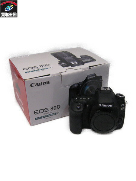 Canon EOS 80D EF-S 18-135 IS USM Kit【中古】