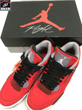 NIKE/AIR JORDAN 4 RETRO/TORO BRAVO/ファイヤーレッド/27.5　ナイキ　エアジョーダン【中古】[▼]