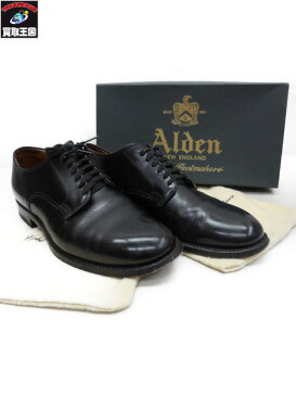 オールデン/ALDEN ドレステリア/DRESSTERIOR別注 ミリタリーラスト レザーシューズ 8 黒【中古】