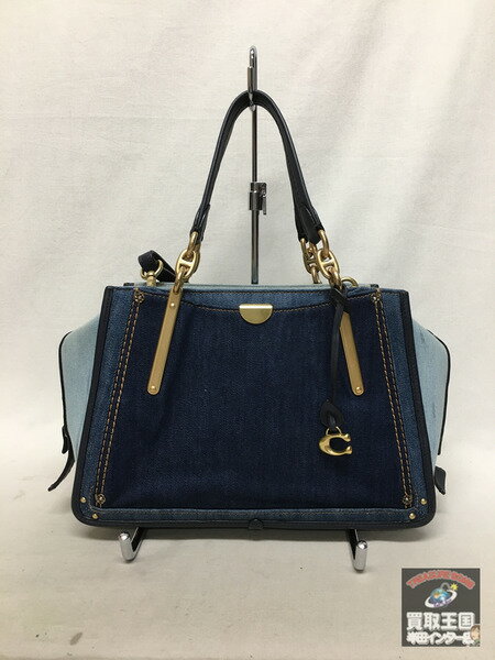 COACH 54066 DREAMER デニム　ショルダーバッグ【中古】[▼]