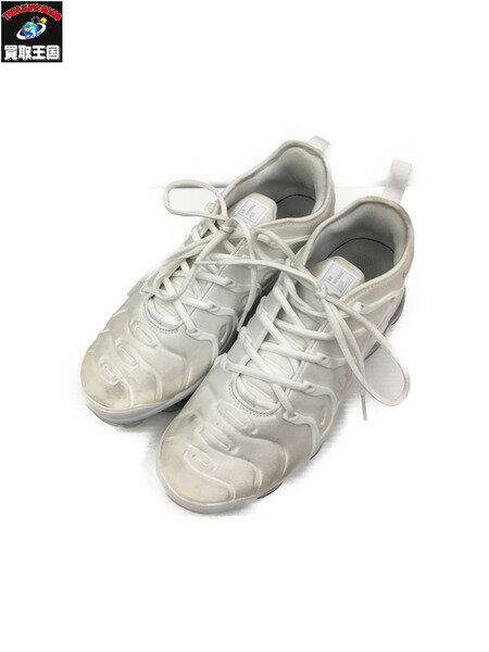 NIKE AIR VAPORMAX ナイキ エア ヴェイパーマックス PLUS WHITE (27) 白【中古】