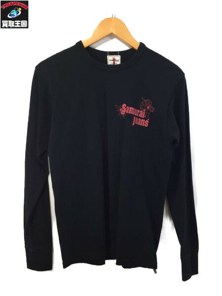 SAMURAI JEANS Mounted Archery L/S Tシャツ (M) BLK【中古】[▼]