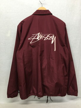 STUSSY コーチジャケット M ボルドー【中古】[▼]