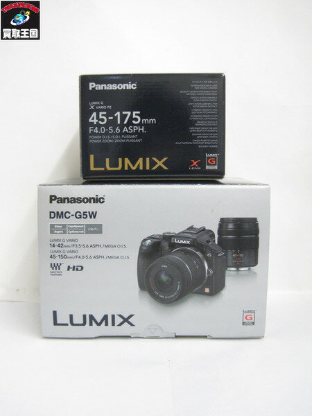 パナソニック LUMIX DMC-G5W 45-175mm付き【中古】