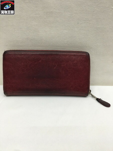 BALENCIAGA/バレンシアガ/253053/ジャイアントコンチネンタル/長財布/赤【中古】[▼]