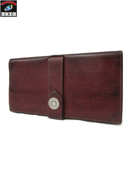 HERMES/デミトリー/ワインレッド/長財布/L□刻印【中古】[▼]